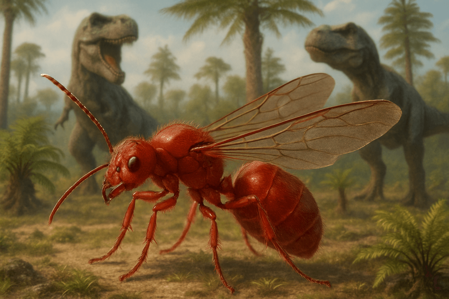 FLYING HELL ANT - 113-Million-Year-Old Fossil Is World's Oldest - Article cover image