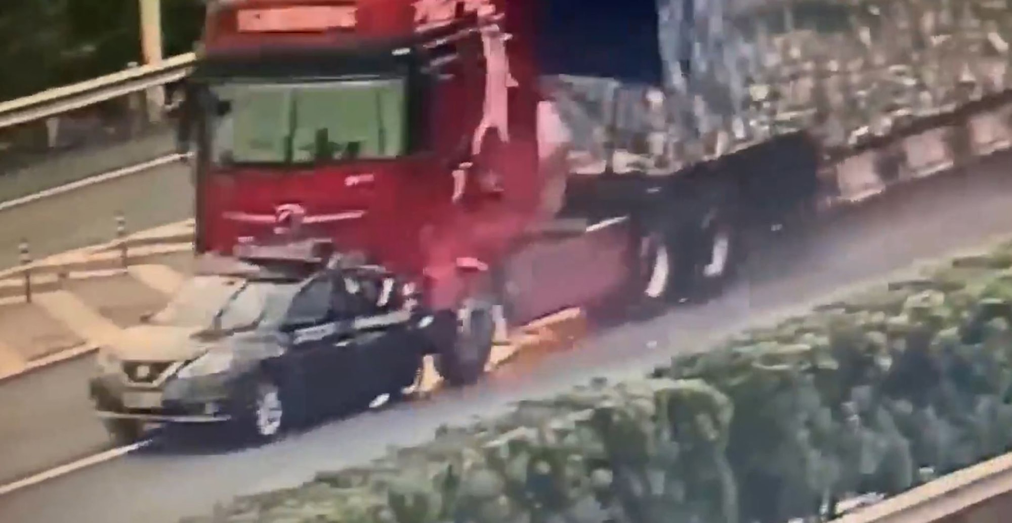 READ ENDED - Horrific Crash With Lorry Turns Car Into Blazing Wreck - Article cover image