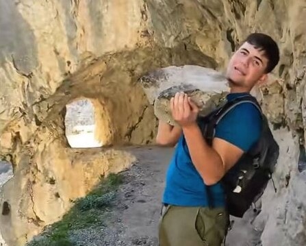 ROCKY ROAD - Teen Facing EUR 200K Fine Over TikTok Stunt Hurling Boulder Down Hikers' Ravine - Article cover image