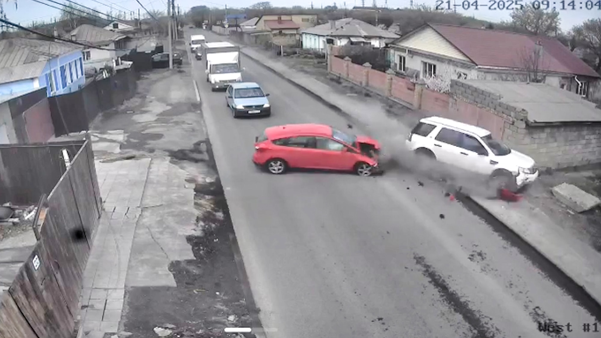 ROAD HOG - Impatient Driver Overtakes Illegally And Hits Car Pulling Out Of Driveway - Article cover image