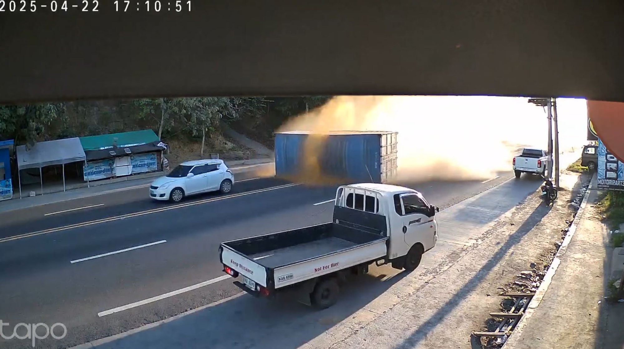 PUSHING YOUR LUCK - Driver Rear Ended By Runaway Shipping Container - Article cover image