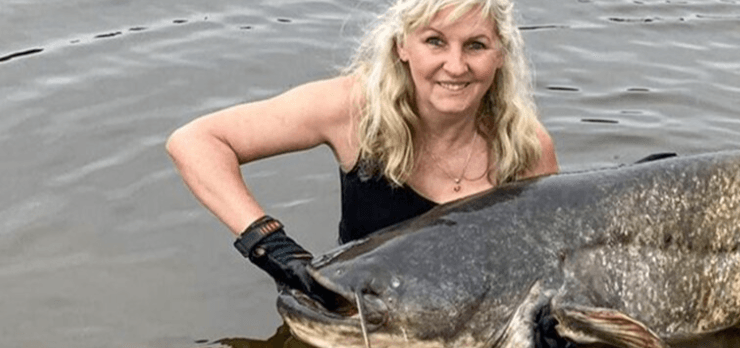 YOU'LL SLEEP WITH THE FISHES - Terrifying Death Threats To Angling Queen Who Landed Monster Catfish - Article cover image