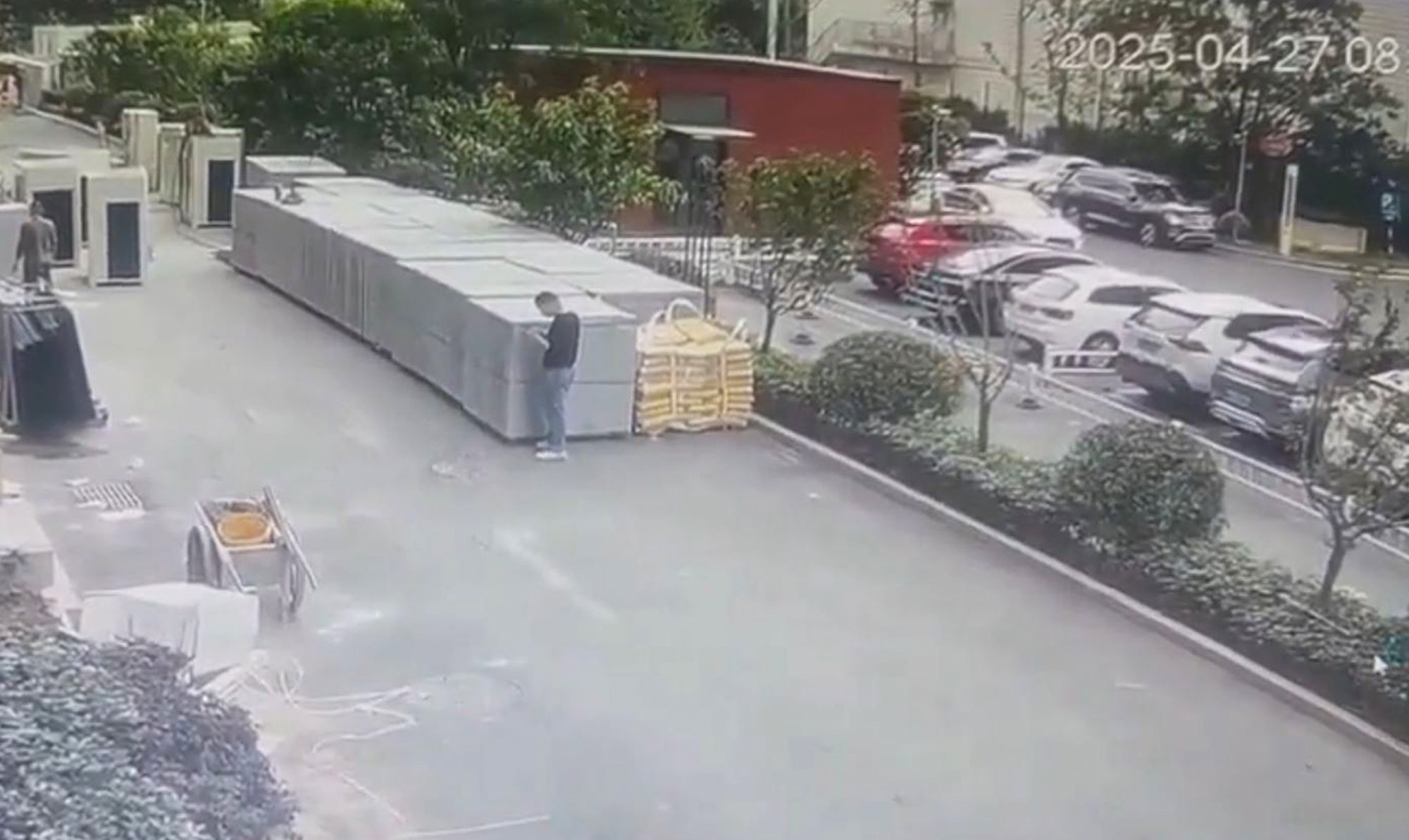 LUCKY BREAK - Worker Narrowly Escapes Being Crushed By Massive Crane - Article cover image