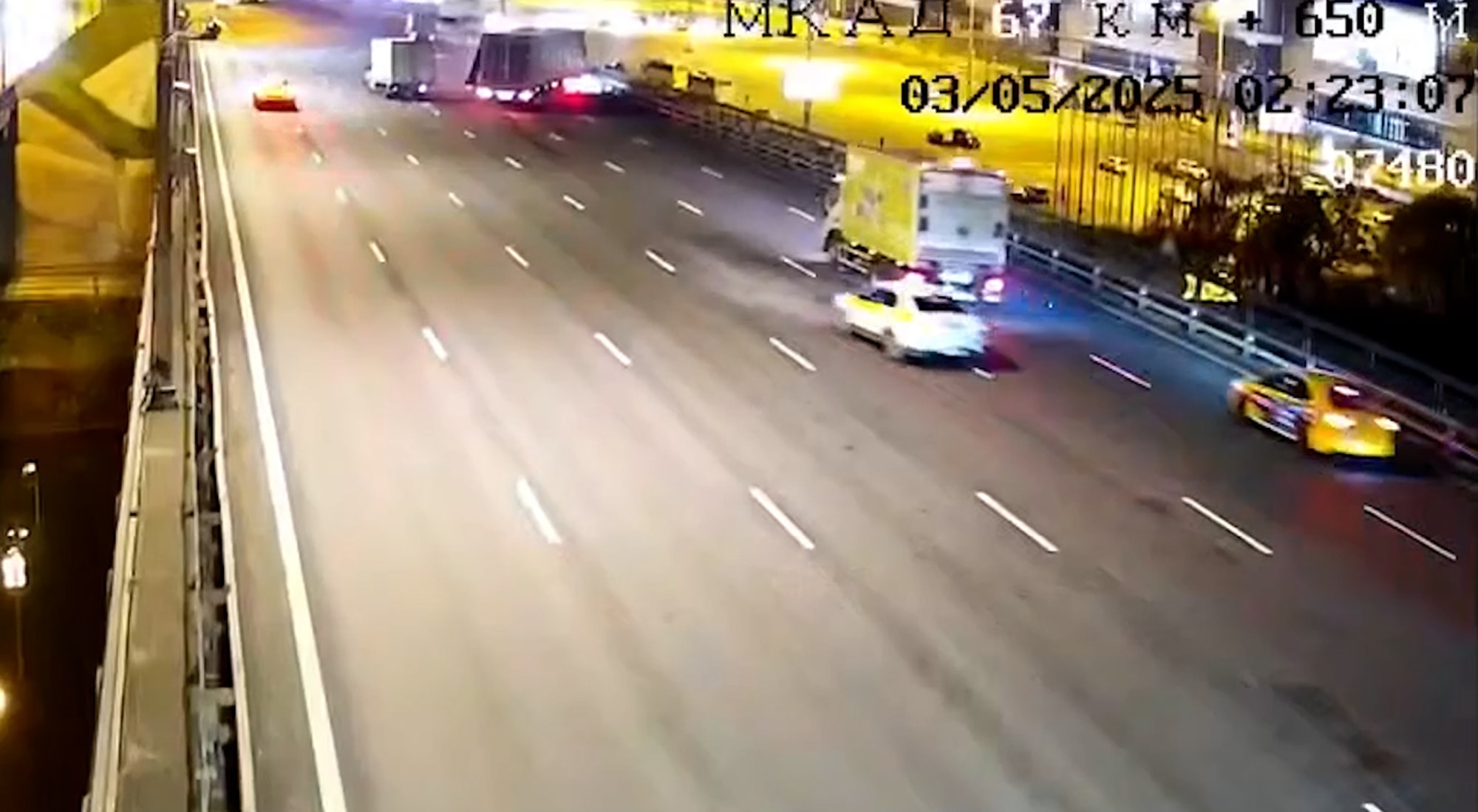 CRASH CHAOS - Taxi Driver Struck After Broken-Down Car Hit Twice On Busy Road - Article cover image