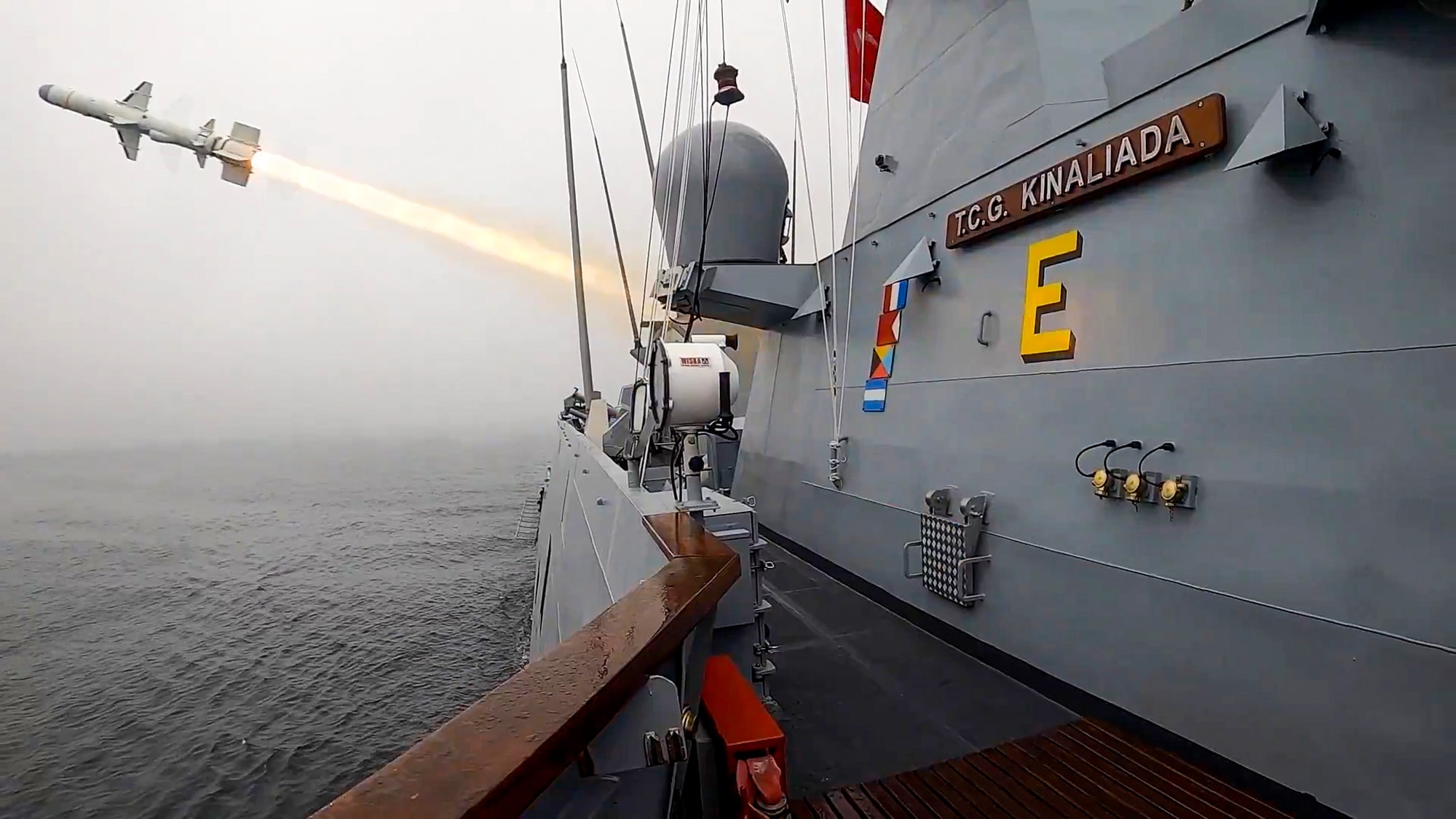 TURKISH DELIGHT - Military Chiefs Euphoric As Home-Made ATMACA Missile Destroys Warship In Trial - Article cover image