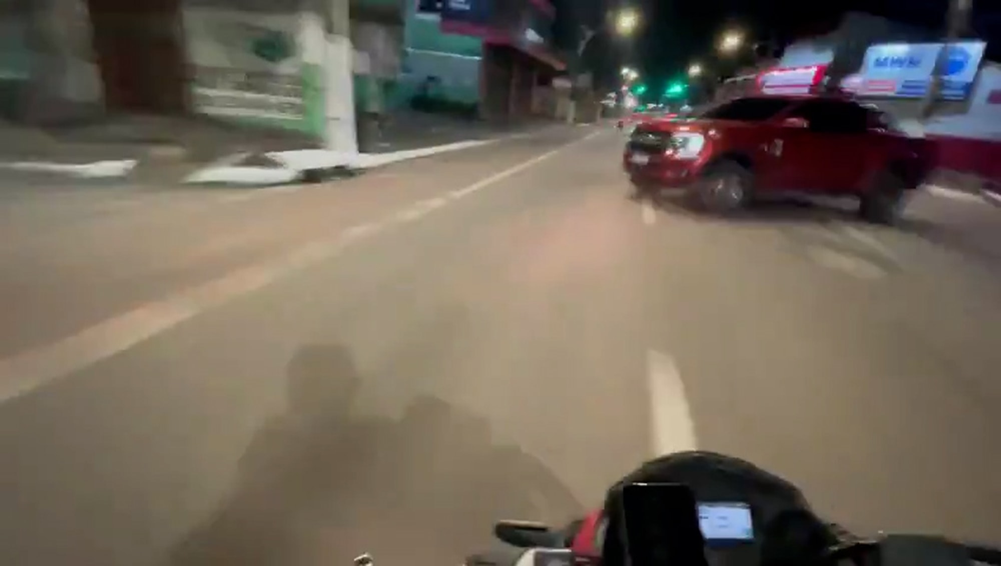 HIGH-SPEED SMASH -Motorcyclist Captures Moment Of Shocking Crash With Pickup Truck - Article cover image