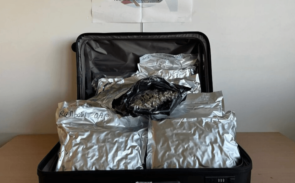 HIGH FLYER  - Brit Caught With Suitcase Stuffed With 25 Lbs Of Cannabis On Newcastle Flight - Article cover image