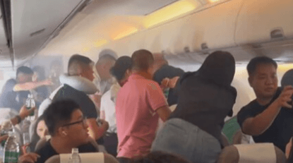 TURBULENCE - Desperate Passengers Use Bottled Water To Put Out Plane Fire Caused By Power Bank - Article cover image