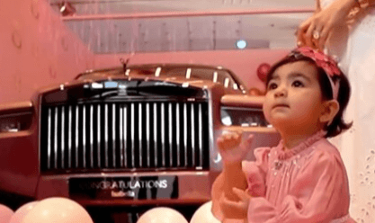 BABY DRIVER - Dubai-Based Businessman Gives Baby Daughter Custom Pink Rolls-Royce For 1st Birthday - Article cover image