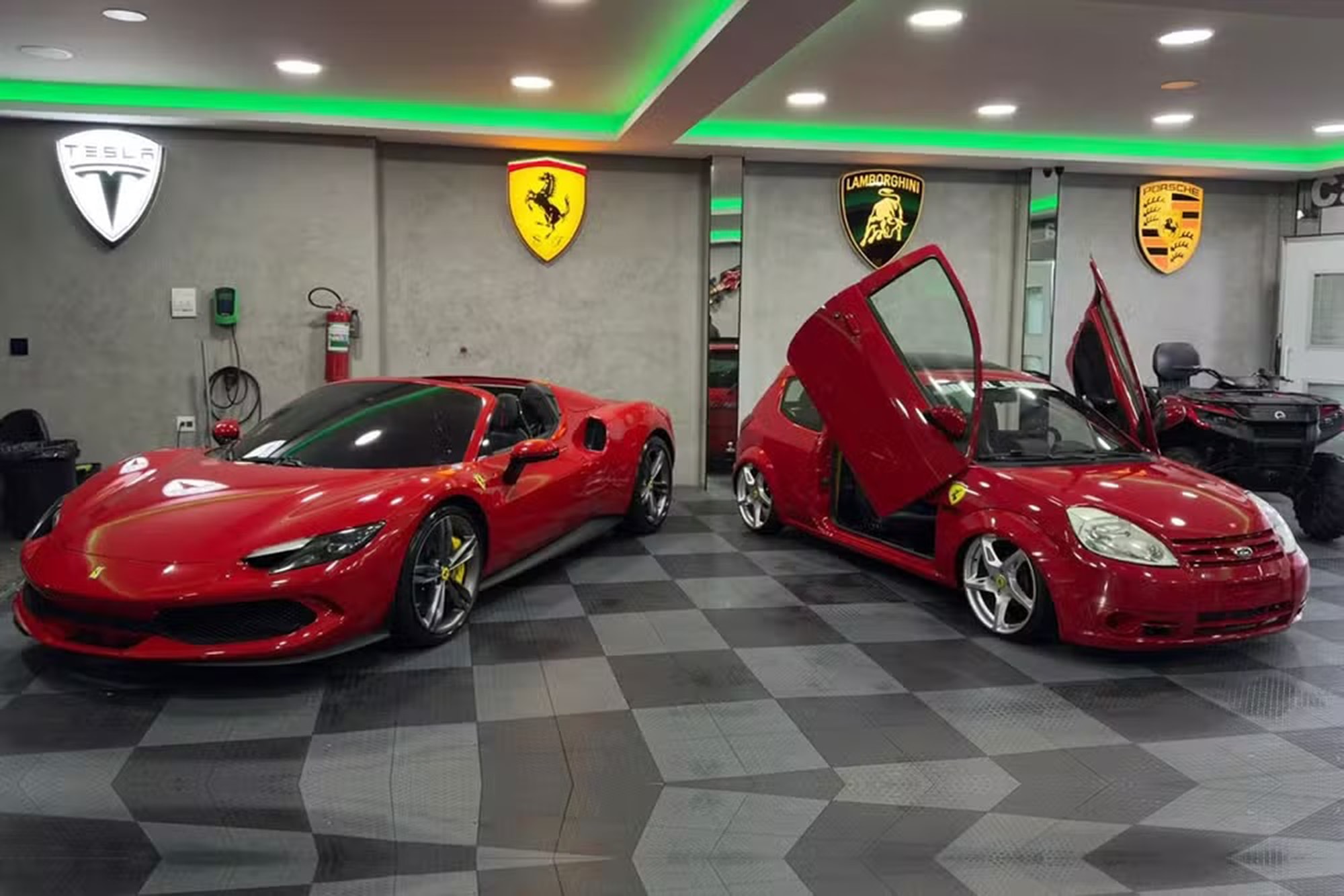 FERR-ASS-I - Car Nut Turns Ford Ka Into Ferrari With Prancing Donkey Logo - Article cover image