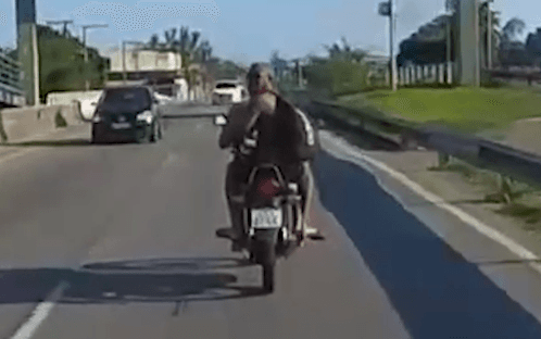 NO WAY OUT - Brave Cops Nab Biker Pair After Incredible Wrong-Way Chase At High Speed