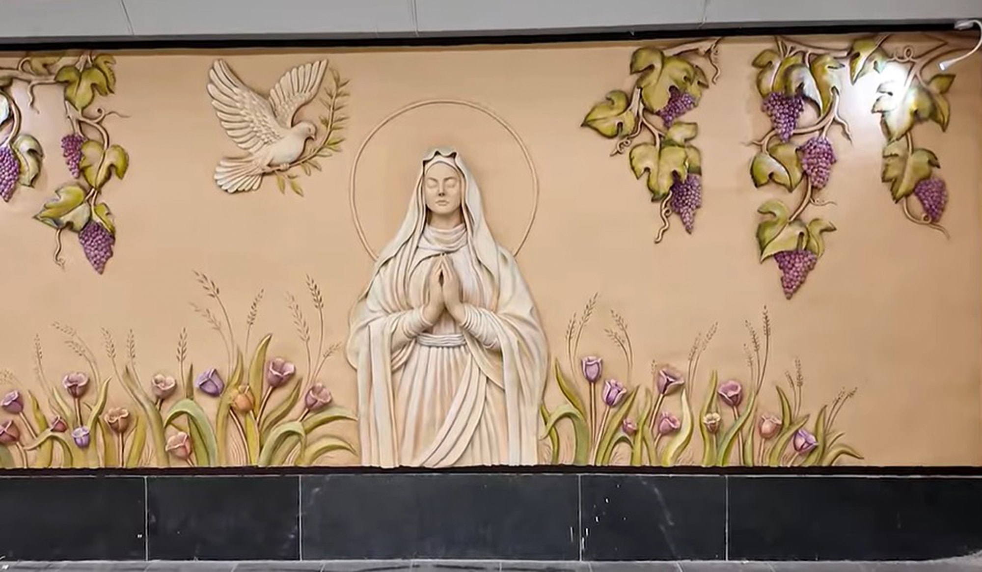 RAIL MARY - Iran's 'Virgin Mary' Metro Station Sparks Debate - Article cover image