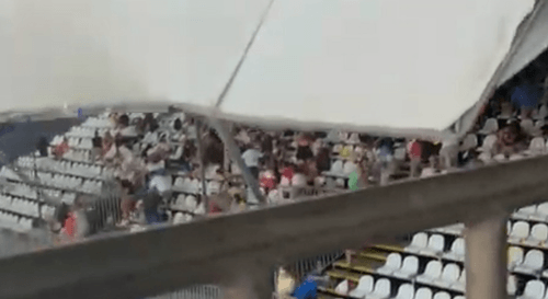 NET LOSS – Beach Tennis Stand Crashes Down In Fierce Windstorm - Article cover image