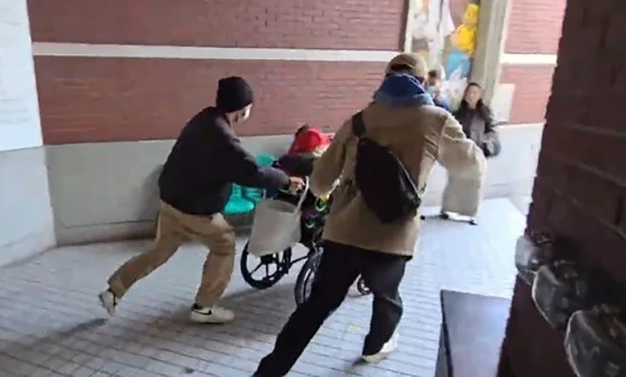 Moment Family Snatch Wealthy Man, 102, From Nurse 'Wife' After She Transferred Millions In Alleged Sham Marriage Scam