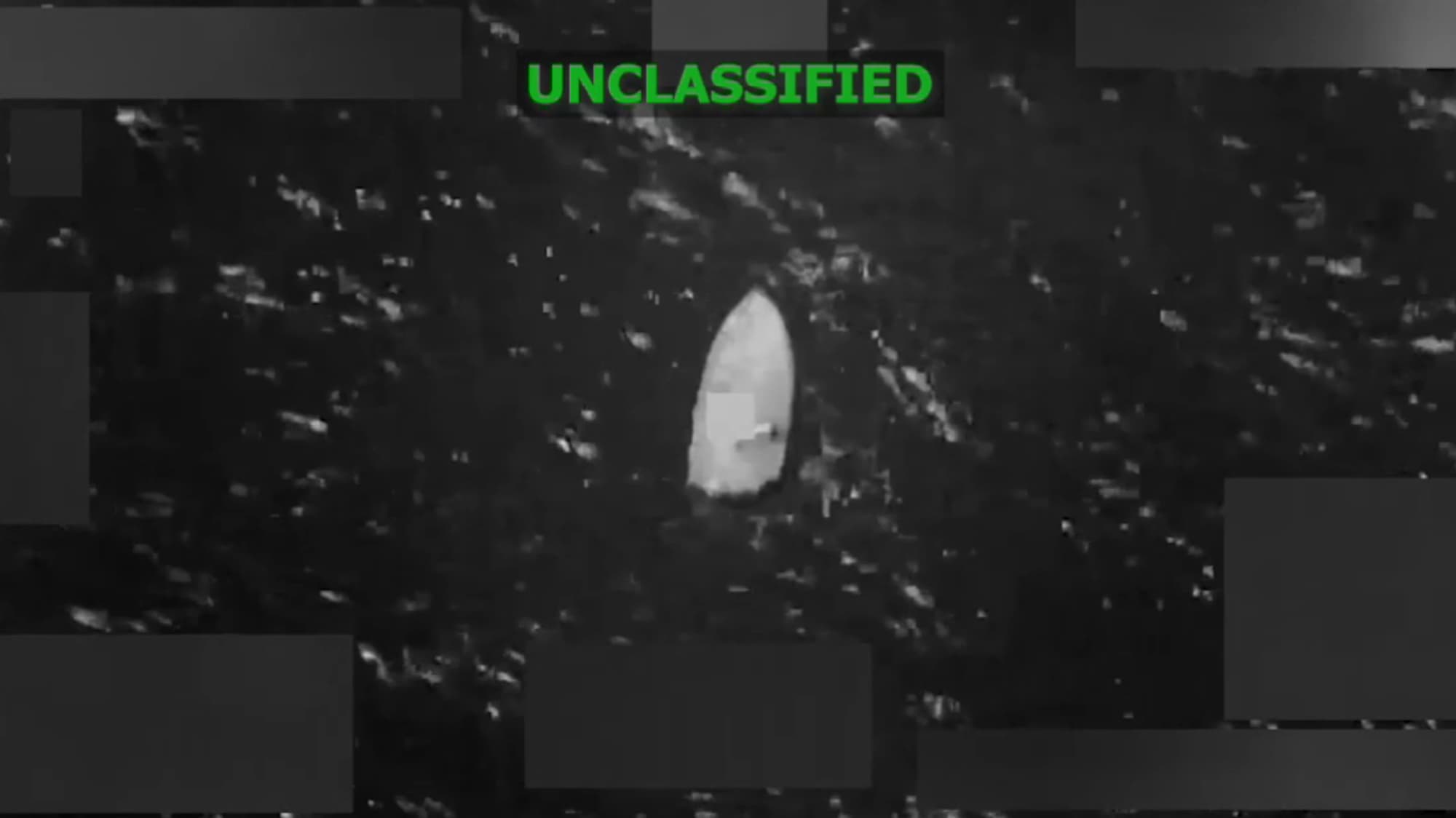 Moment US Hits Boat It Says Was Carrying 'Six Male Narco-Terrorists'