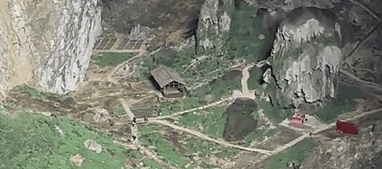Hidden Cave Settlement Stuns Hiker As Houses Look Like Miniature Models