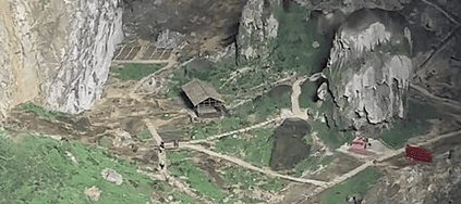 Hidden Cave Settlement Stuns Hiker As Houses Look Like Miniature Models - Article cover image