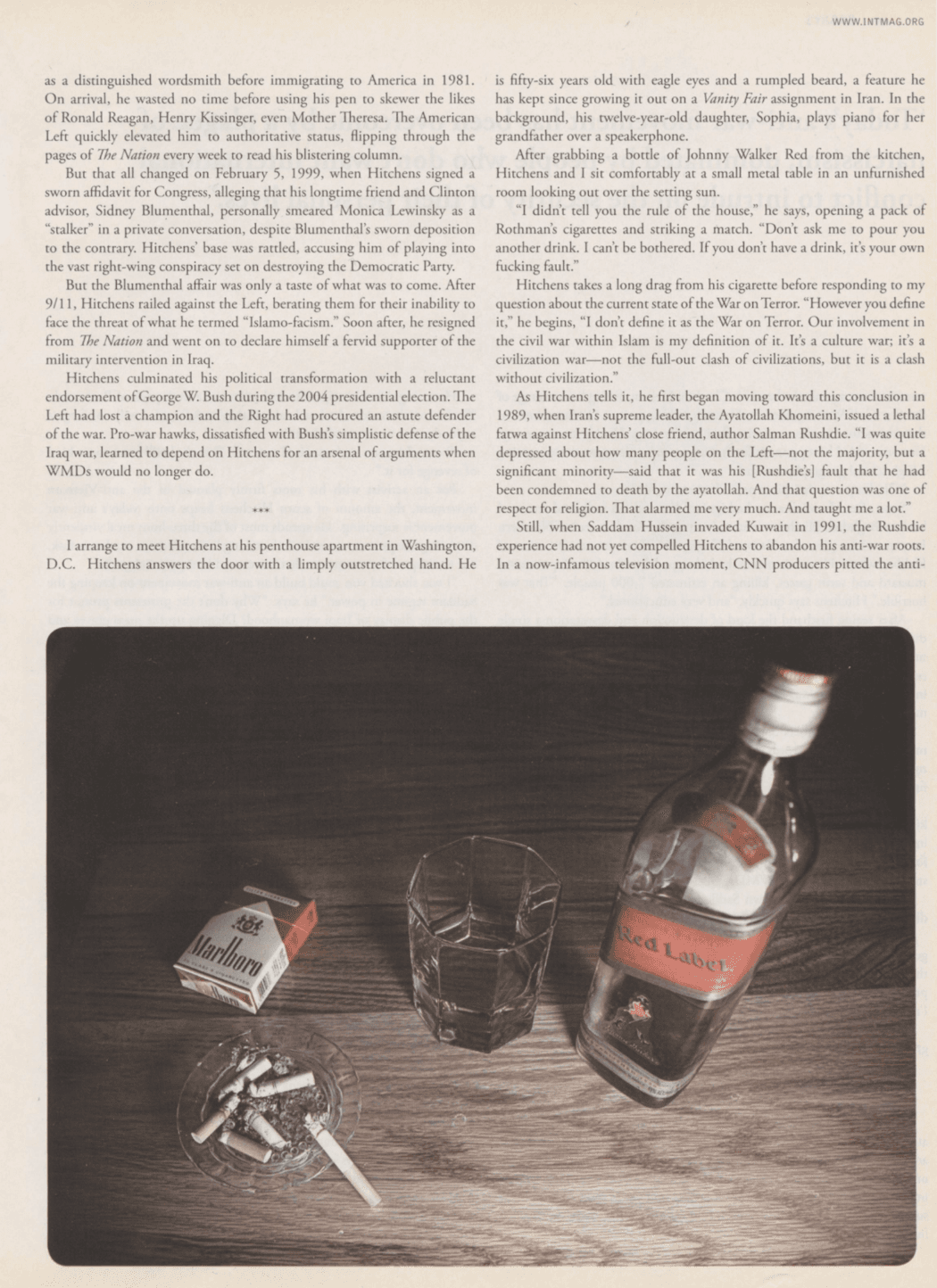 ALL THE RIGHT ENEMIES - Christopher Hitchens Last Interview