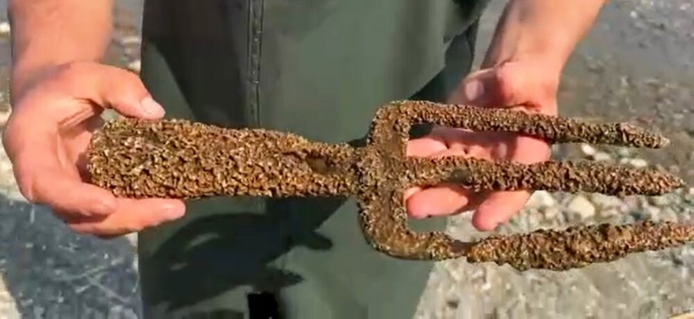 POSEIDON'S TRIDENT - Fishermen Snag 'Ancient Roman Relic' From Lake Bottom - Article cover image