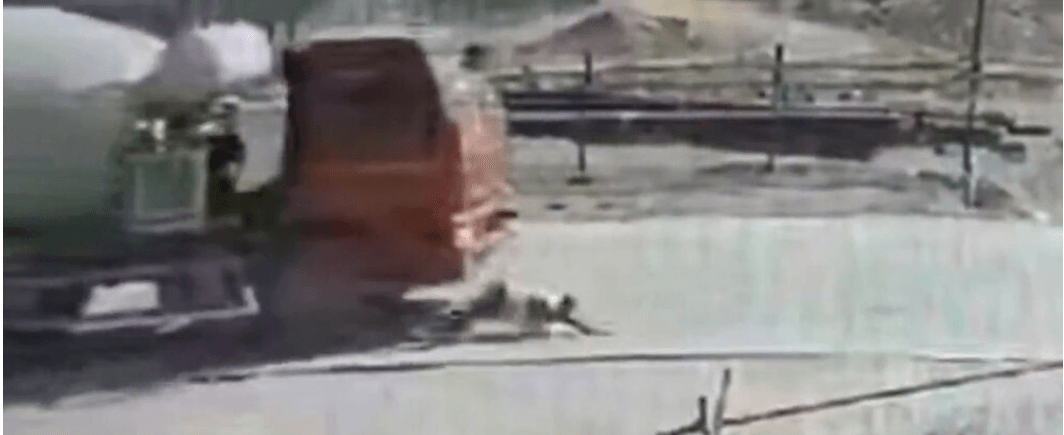 GUARD DOWN - Cement Mixer Crushes Woman Security Guard In Horrific Site Accident - Article cover image